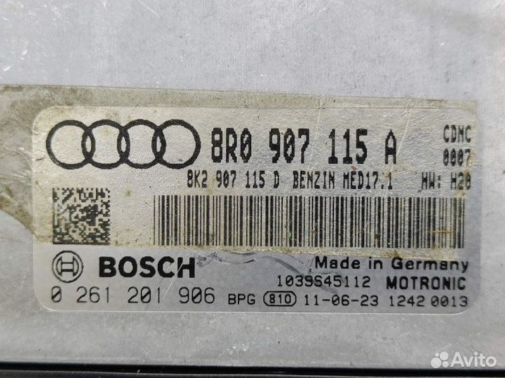 Блок управления двс Audi Q5 8R 2.0 CDN 2012