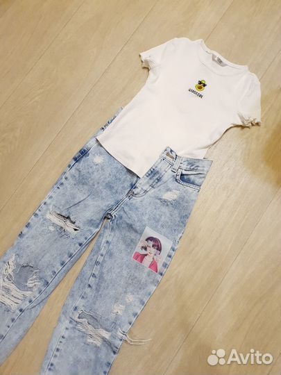 Комплект вещей на девочку р.140
