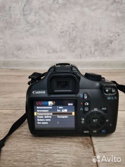 Зеркальный фотоаппарат canon eos 1100d