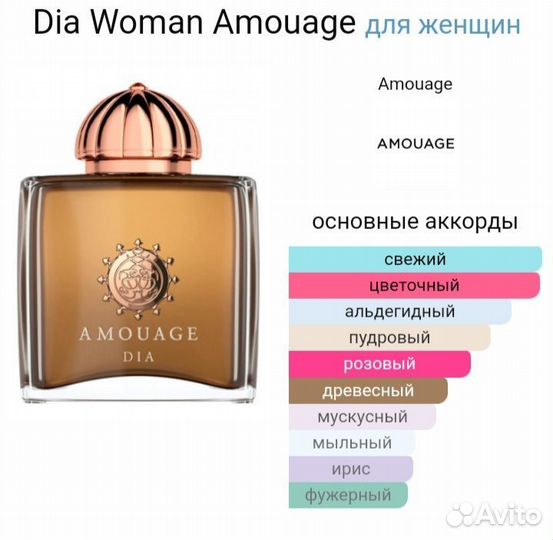 Amouage Dia Woman Оригинал Распив