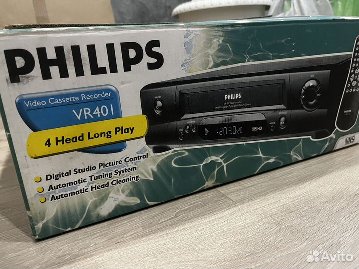 Видеомагнитофон philips vr 401