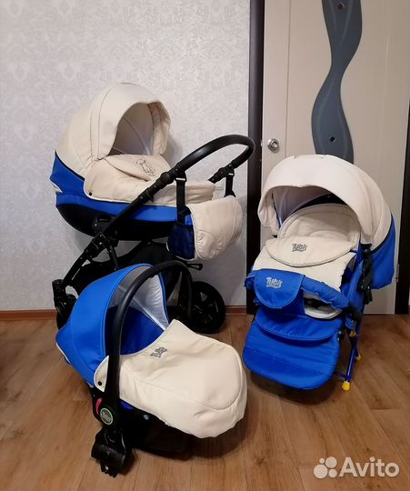 Коляска 3 в 1 Tapu-tapu