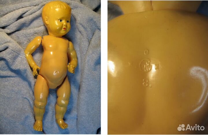 СССР Кукла Пупс Целлулоид Пластмасса охк-8 40 см