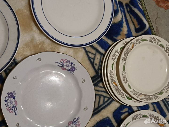Тарелки разные бу СССР