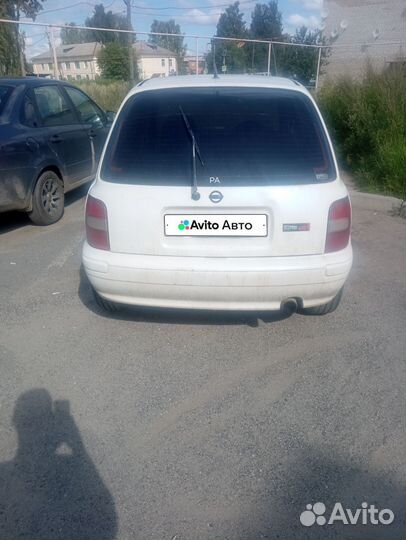 Nissan March 1.0 AT, 1998, битый, 220 000 км