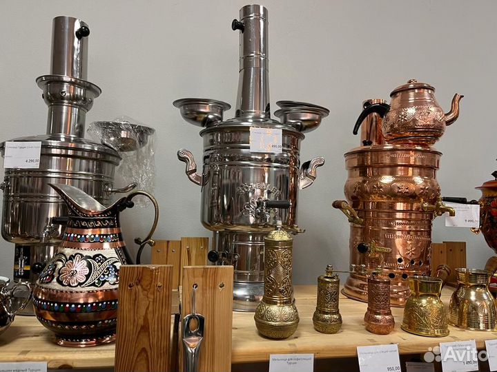 Дровяной самовар 12л