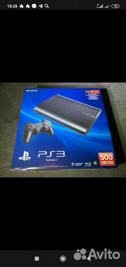 Игровая приставка ps3 super slim прошитая