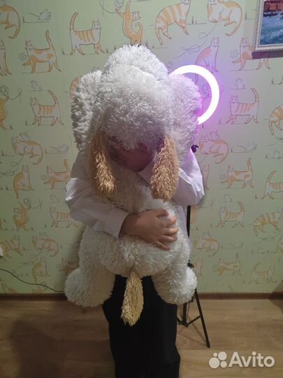 Собака игрушка пуфик