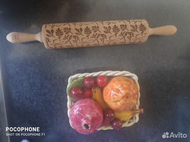 Скалка деревянная для теста