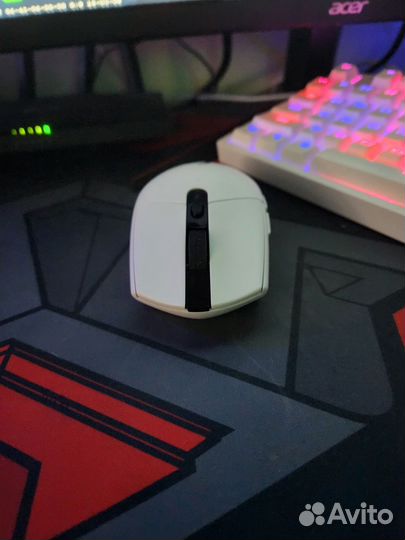 Мышка logitech беспроводная g304 белая