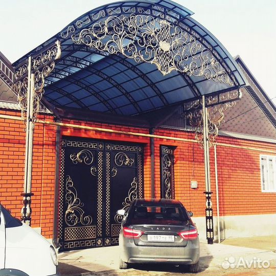 Кованные ворота