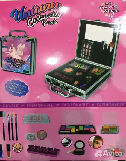 Набор детской косметики в чемоданчике
