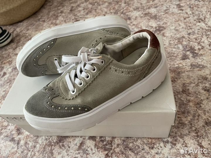 Кеды лоферы geox