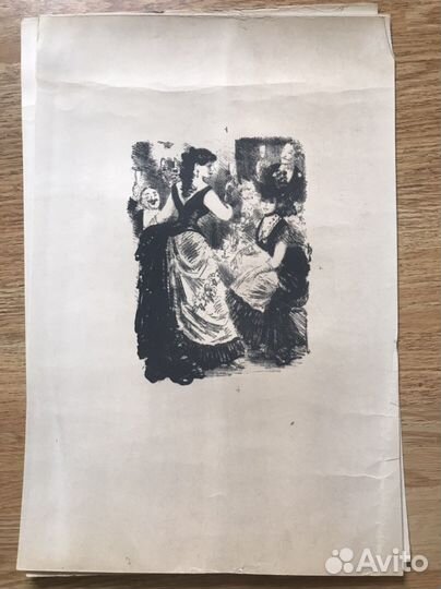 Рудаков графика оригинал Мопассан