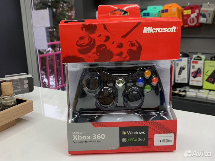 Джойстик xbox 360 проводной way