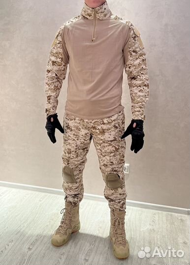 Тактический костюм с наколенниками и налокотниками