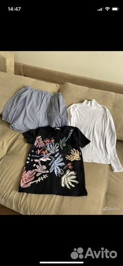 Вещи пакетом XS bershka zara