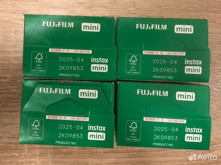 Картриджи для instax mini пленка Fujifilm