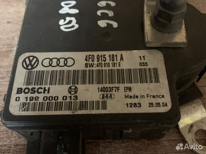 Блок электроный Ауди A6 (C6) (акб)