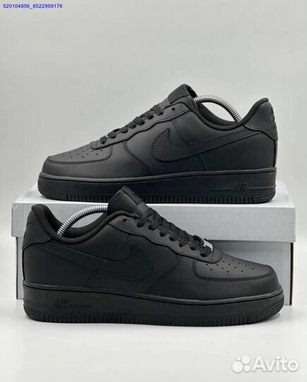 Кроссовки Nike Air Force 1 Low Black (Арт.58994)