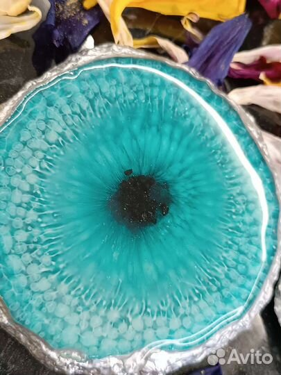 Набор подстаканников из эпоксидной смолы