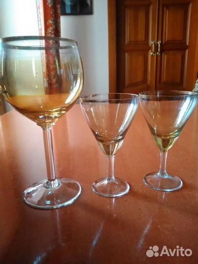 Бокалы Калининского завода, посуда для напитков