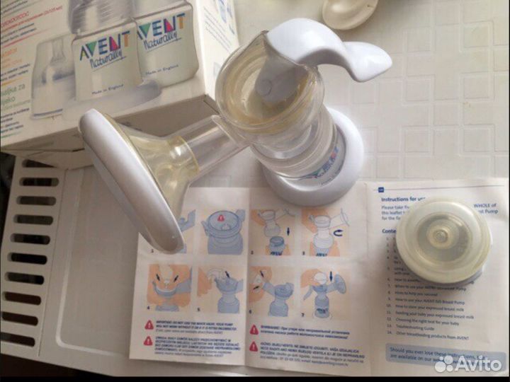 Молокоотсос avent ручной