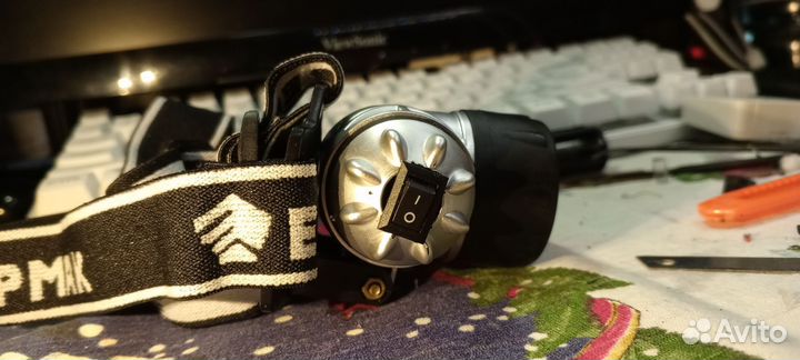 Налобный фонарь для рыбалки