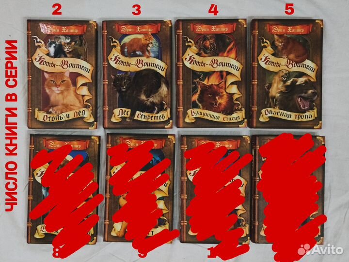 Книги «Коты-воители»