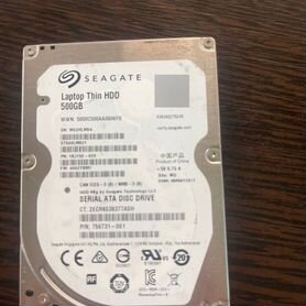 Hdd 2.5 Seagate толщина 6.84 мм 500Gb (несколько д