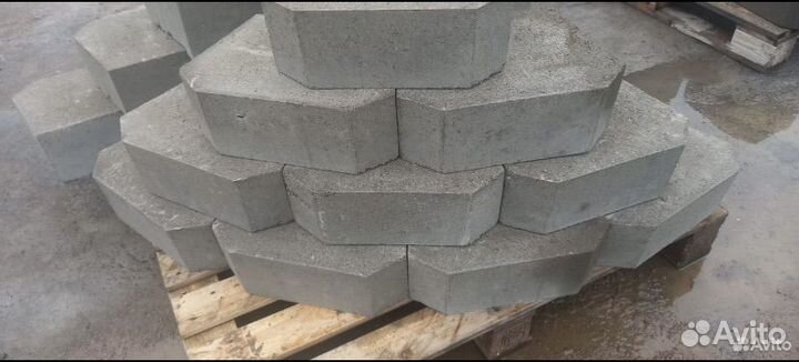 Камень подпорный стеновой, блоки