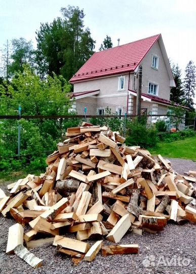 Дрова колотые Береза