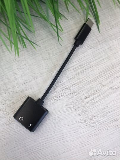 Переходник type c на jack 3.5 + type c