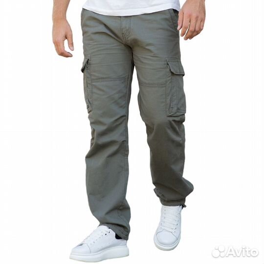 63201Брюки Restart оливковый