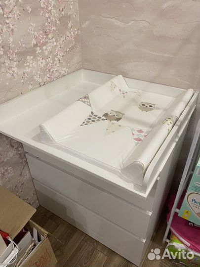 Пеленальная накладка на комод Икеа