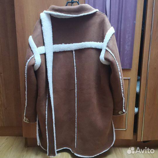 Дубленка женская демисезонная 46 48