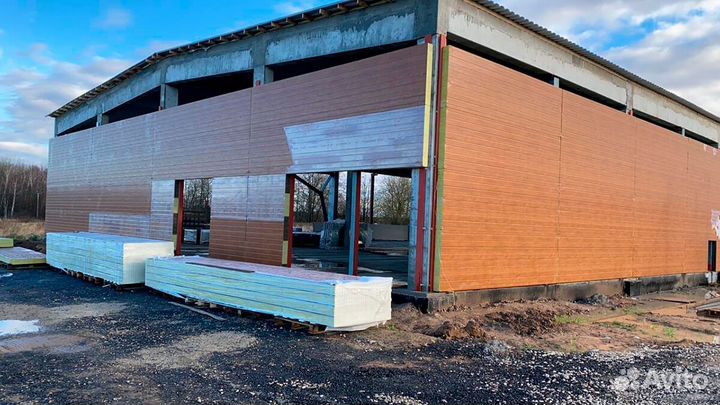 Сэндвич панель кровельная панель с пенопластом