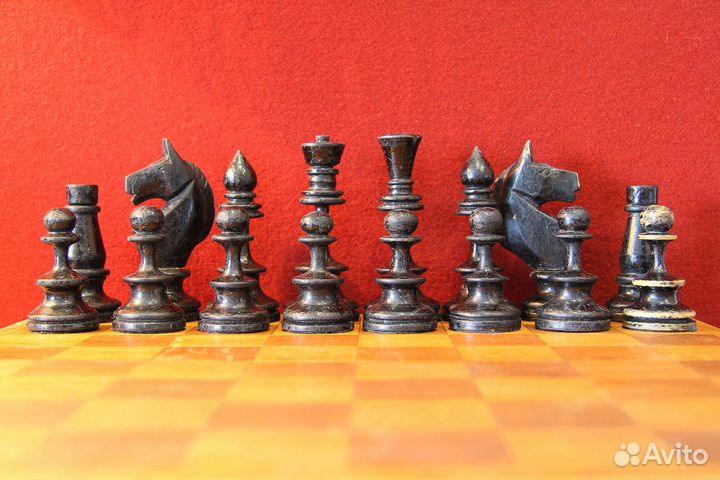 Шахматы Египетские деревянные СССР 1930 - 1950 г