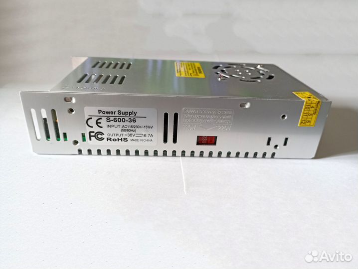 Блок питания 36v 600w