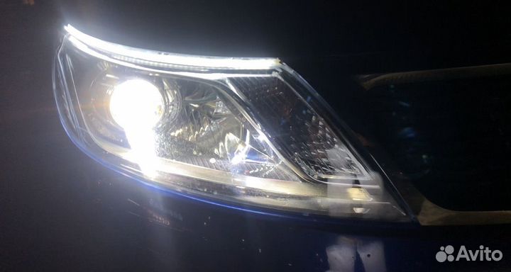 Фары Kia Rio 3 - под led лампы (линзы)
