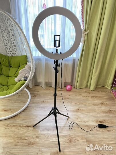 Кольцевая лампа 50см. +сумка+штатив