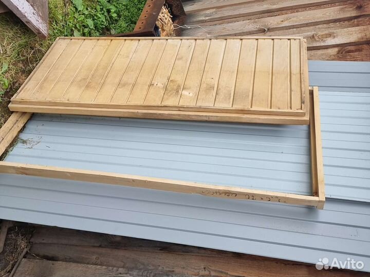 Дверь деревянная бу для бани