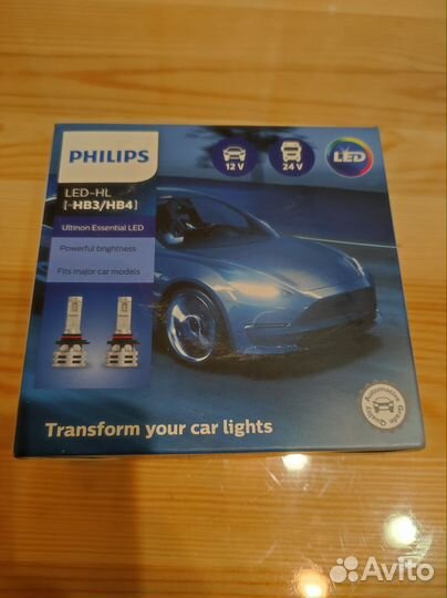 Led лампы phillips HB3