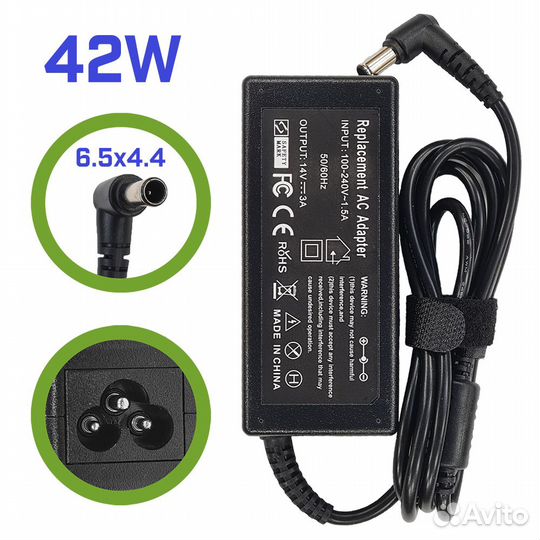 Блок питания Samsung 14V 3A (6.5x4.4)