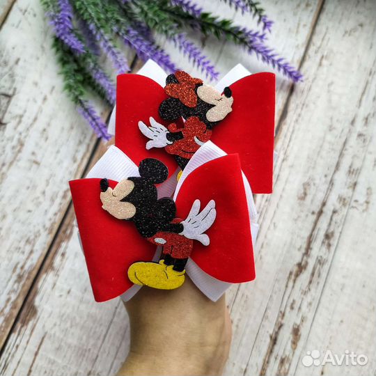 Бантики для волос ручной работы