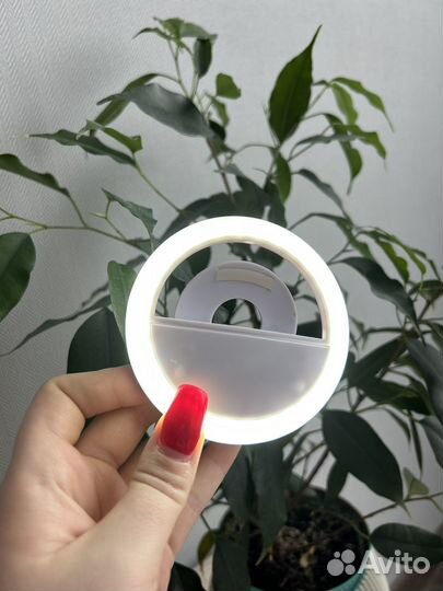 Кольцевая лампа мини для селфи