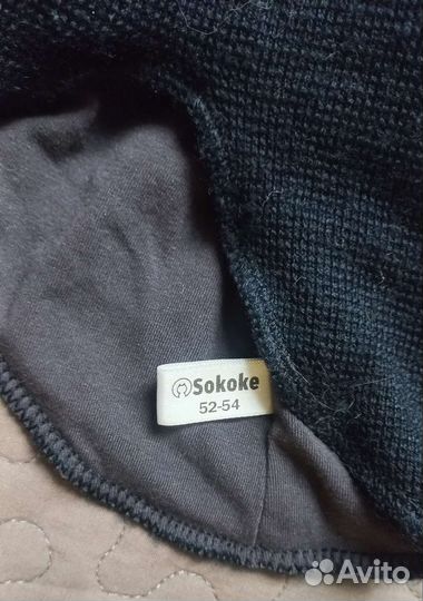 Шапка шлем Sokoke, зима, p52-54