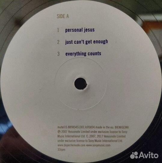 Depeche Mode/ The Best Of Depeche Mode:Vol. 1/3LP