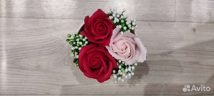 Букет из мыльных цветов