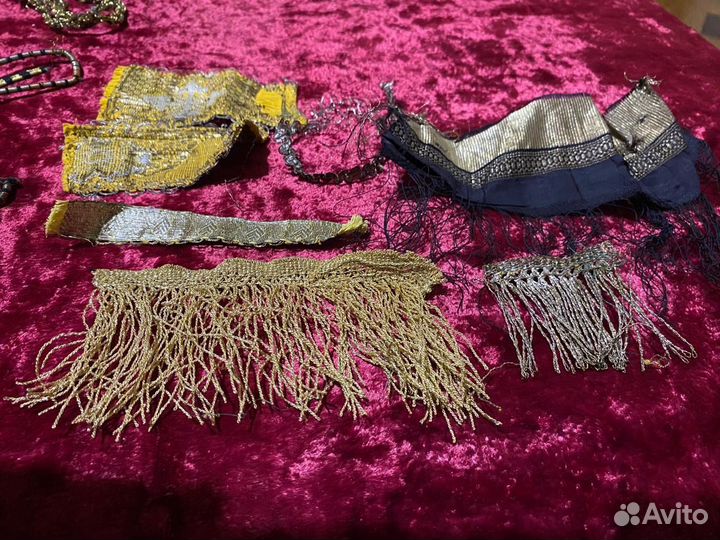 Антикварные шнур,тесьма,кисточки
